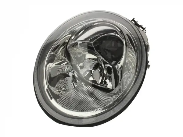 Far fata Dreapta (2 H1, electric, cu motor, culoare insert: cromat) potrivit VW NEW BEETLE