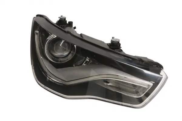Far fata Dreapta (D3S LED, electric, cu motor, culoare insert: cromat, culoare semnalizator: transparent) potrivit AUDI A1