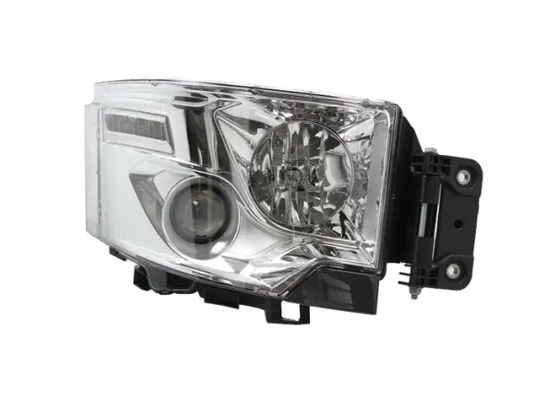Far fata Dreapta (H1 H7, electric, cu motor, functie lumini de zi, culoare insert: cromat, culoare semnalizator: transparent) potrivit RVI C, T 01.13-