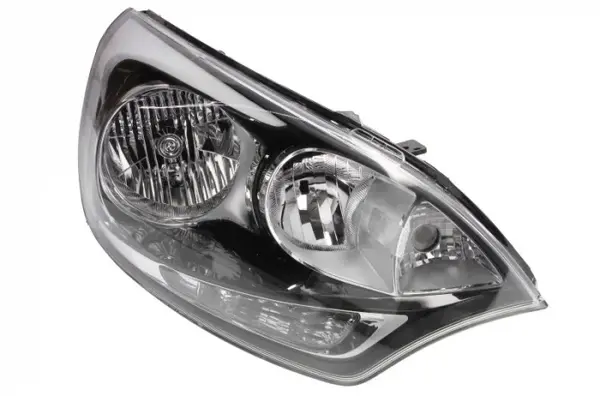 Far fata Dreapta (H1 H7 P21 PY21W, electric, mecanic, fara motoras, culoare insert: negru) potrivit KIA RIO II, RIO III -12.16