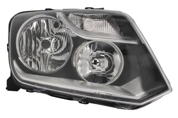 Far fata Dreapta (H1 H7 PY21W W5W, manual, fara motoras, culoare insert: cromat, culoare semnalizator: transparent) potrivit VW AMAROK