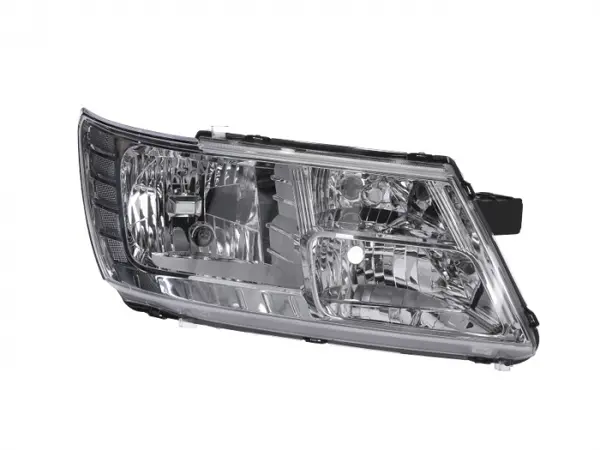 Far fata Dreapta (H11 HB3, electric, fara motoras, culoare insert: cromat, culoare semnalizator: transparent) potrivit FIAT FREEMONT