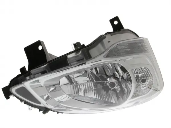 Far fata Dreapta (H4, electric, cu motor, culoare insert: cromat, culoare semnalizator: transparent) potrivit CITROEN BERLINGO, BERLINGO MULTISPACE, BERLINGO MINIVAN