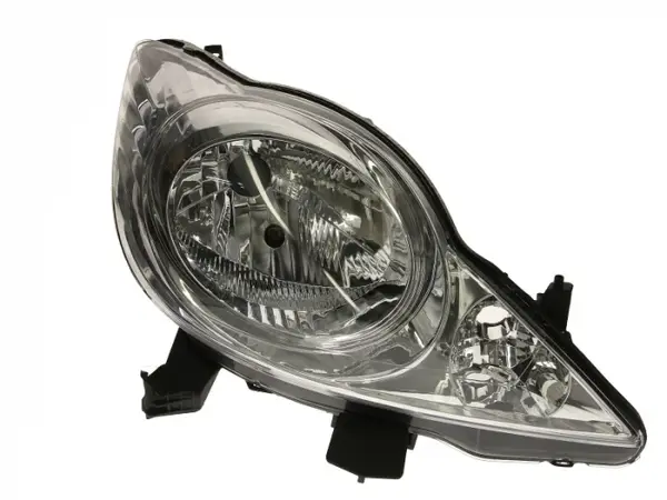 Far fata Dreapta (H4, electric, fara motoras, culoare insert: cromat) potrivit PEUGEOT 107 01.05-
