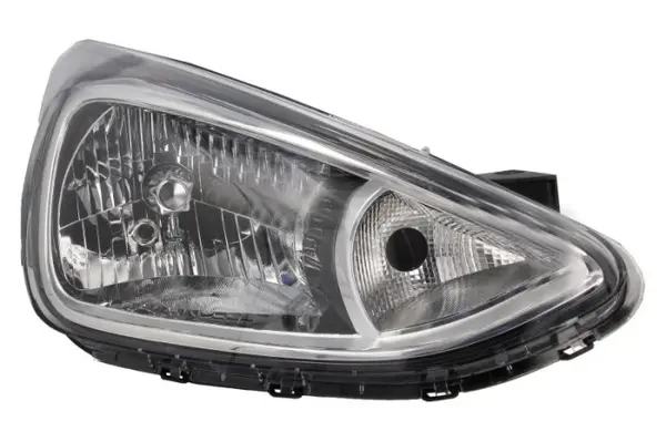 Far fata Dreapta (H4 H7 PY21W W5W, electric, fara motoras, culoare insert: negru) potrivit HYUNDAI I10 II