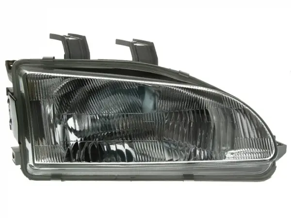 Far fata Dreapta (H4, manual, fara motoras, culoare insert: argintiu) potrivit HONDA CIVIC V -12.95