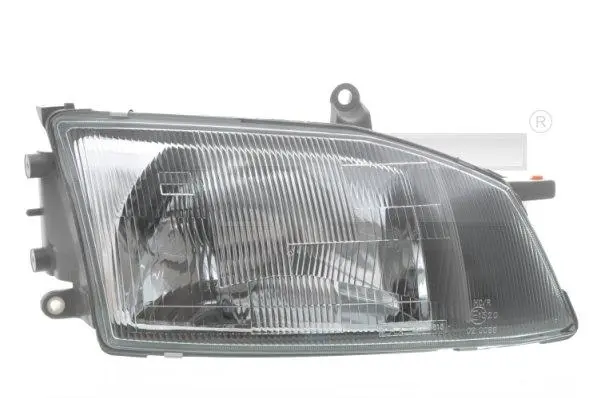 Far fata Dreapta (H4, mecanic, culoare insert: argintiu) potrivit TOYOTA HIACE IV