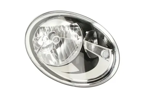 Far fata Dreapta (H4 W21, electric, cu motor, culoare insert: negru) potrivit VW BEETLE