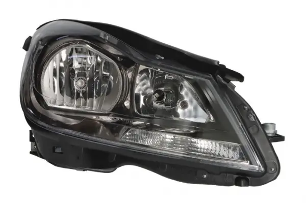 Far fata Dreapta (H7, electric, cu motor, culoare insert: negru, culoare semnalizator: transparent) potrivit MERCEDES C (C204), C T-MODEL (S204), C (W204)