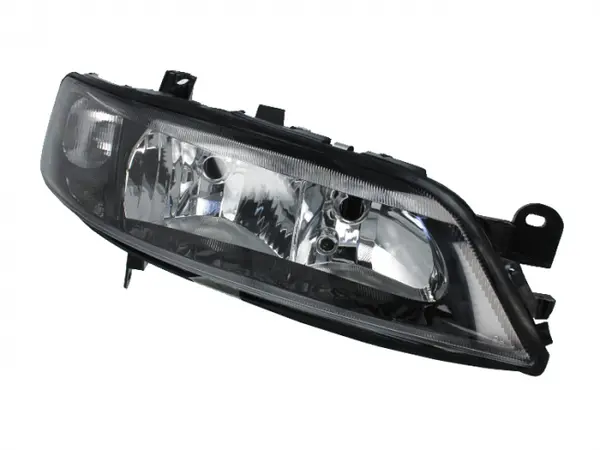 Far fata Dreapta (H7 H7, electric, fara motoras, culoare insert: negru, culoare semnalizator: alb) potrivit OPEL VECTRA B