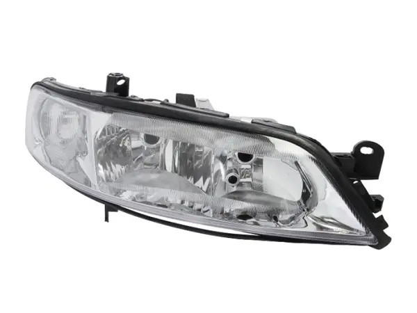Far fata Dreapta (H7 H7, electric, fara motoras, culoare insert: cromat, culoare semnalizator: alb) potrivit OPEL VECTRA B -07.03