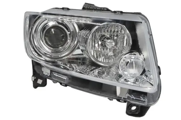 Far fata Dreapta (H9, electric, cu motor, culoare insert: negru) potrivit JEEP COMPASS, GRAND CHEROKEE IV