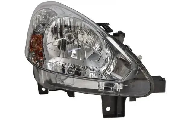 Far fata Dreapta (halogen, H4 W5W, electric, cu motor, culoare semnalizator: transparent) potrivit PEUGEOT PARTNER, PARTNER TEPEE, PARTNER MINIVAN