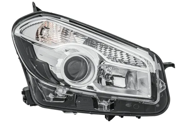 Far fata Dreapta (xenon, D1S H7 PY21W W5W, electric, cu motor, bec) potrivit NISSAN QASHQAI I