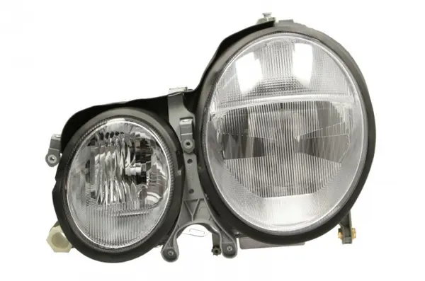 Far fata Stanga (D2R H6W H7 PY21W, electric, cu motor, culoare insert: cromat, culoare semnalizator: transparent) potrivit MERCEDES E T-MODEL (S210), E (VF210), E (W210) -03.03