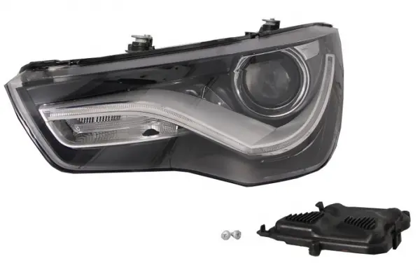 Far fata Stanga (D3S LED, electric, cu motor, culoare insert: cromat, culoare semnalizator: transparent) potrivit AUDI A1