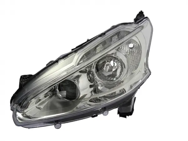 Far fata Stanga (H1 H7, electric, cu motor, culoare insert: cromat, culoare semnalizator: transparent) potrivit PEUGEOT 208 I, 208 HATCHBACK