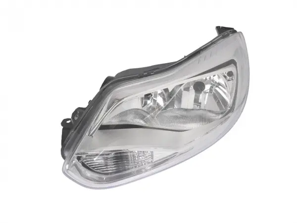 Far fata stanga (H1 H7, electric, cu motor, culoare interior: cromat, culoare semnalizator: alb) potrivit FORD FOCUS III