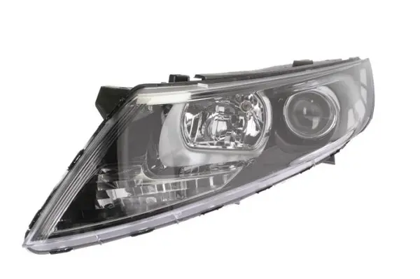Far fata Stanga (H1 H7, electric, manual, fara motoras, culoare insert: negru, culoare semnalizator: transparent) potrivit KIA OPTIMA