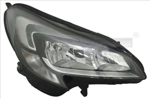 Far fata Stanga (H7 H7 LED, electric, cu motor, culoare insert: cromat) potrivit OPEL CORSA E, CORSA E HATCHBACK