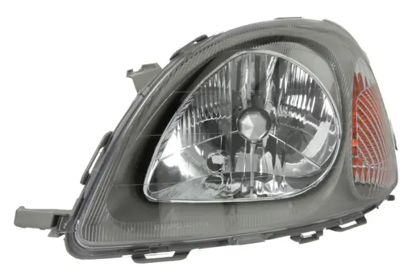 Far fata Stanga (halogen, H4 PY21W, electric, fara motoras, culoare insert: gri, culoare semnalizator: alb) potrivit TOYOTA YARIS -06.03