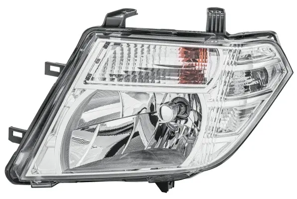 Far fata Stanga (halogen, H4 PY21W W5W, electric, cu motor, bec) potrivit NISSAN NAVARA NP300, PATHFINDER III, PATHFINDER IV 01.05-12.07