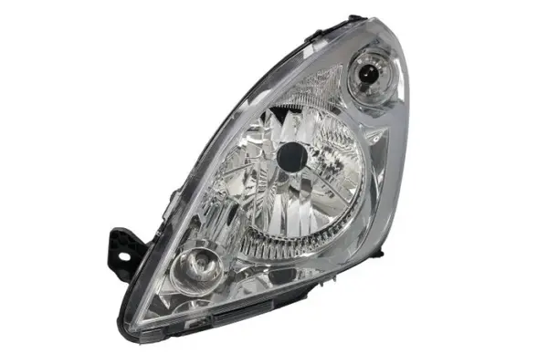 Far fata Stanga (halogen, H4 W5W, electric, cu motor, culoare insert: cromat, culoare semnalizator: transparent) potrivit SUZUKI SPLASH -12.10