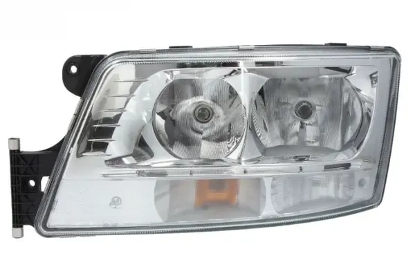 Far stanga (2 H7 2 LED PY21W, manual, cu lumina de zi, culoare insert: crom platinat, culoare indicator: transparent) potrivit MAN TGX I 09.16-09.21