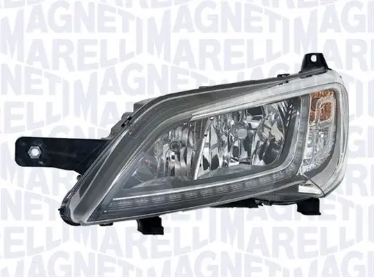 Far stanga (2 H7, reglaj electric, cu motoras, cu lumini de zi, fundal gri) CITROEN JUMPER FIAT DUCATO PEUGEOT BOXER dupa 2014