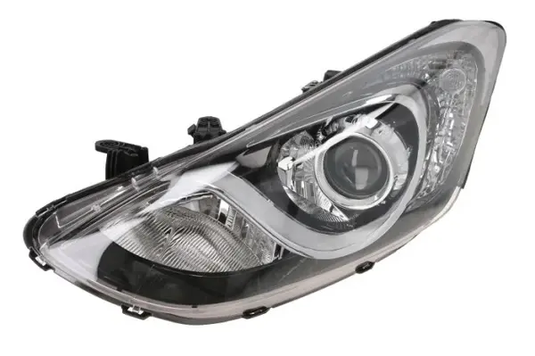 Far stanga 3 H7, electric, cu motoras, fundal negru, semnalizator transparent HYUNDAI i30 GD, Hatchback Station wagon intre 2011-2015