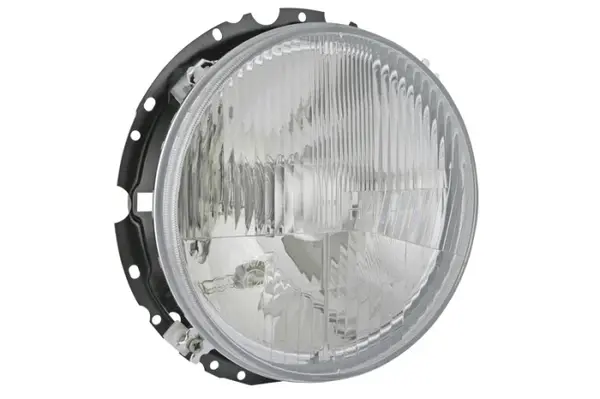 Far stanga dreapta (H4 T4W, manual, culoare insert: crom platinat, diametru: 178mm)