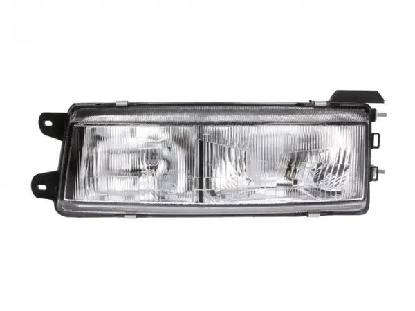 Far Stanga (H1 H4, mecanic, fara motoras, culoare insert: argintiu) potrivit MITSUBISHI COLT III, LANCER IV -05.94