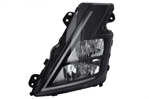 Far stanga (H1 H7 LED, electric, cu motor, cu lumina de zi, culoare insert: negru, culoare indicator: alb) potrivit VOLVO FH16 III 02.20-
