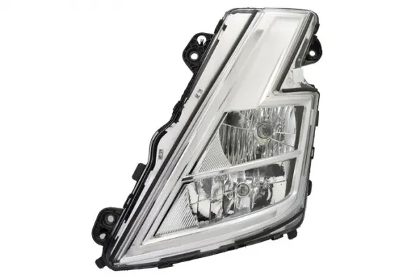 Far stanga (H1 H7 LED, manual, cu lumina de zi, culoare insert: crom platinat, culoare indicator: alb) potrivit VOLVO FH III, FH16 III 02.20-
