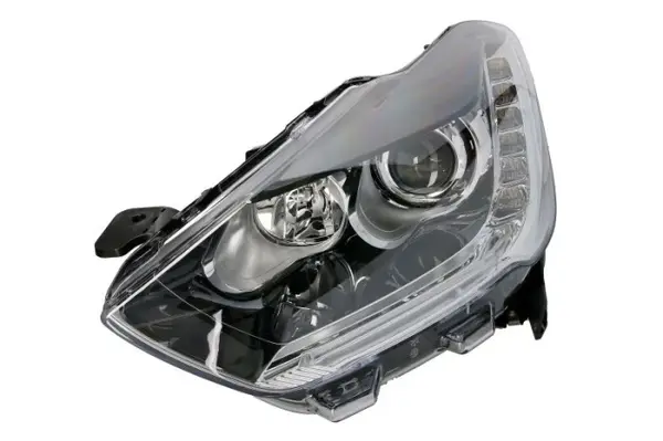 Far stanga (H1 H7 LED, reglaj electric cu lumini de zi, fundal negru) CITROEN DS5 2011-2015