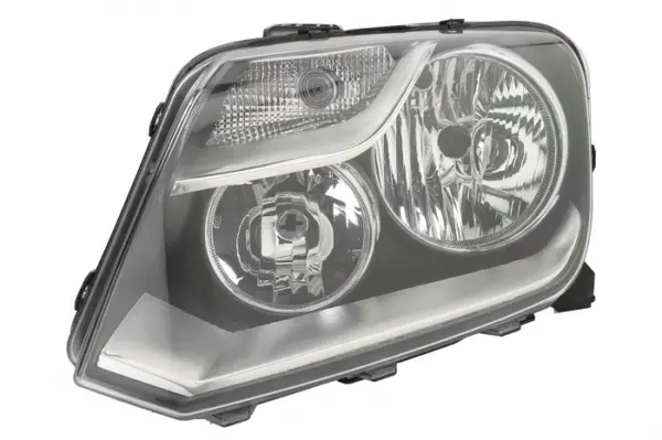 Far Stanga (H1 H7 PY21W W5W, manual, fara motoras, culoare insert: cromat, culoare semnalizator: transparent) potrivit VW AMAROK