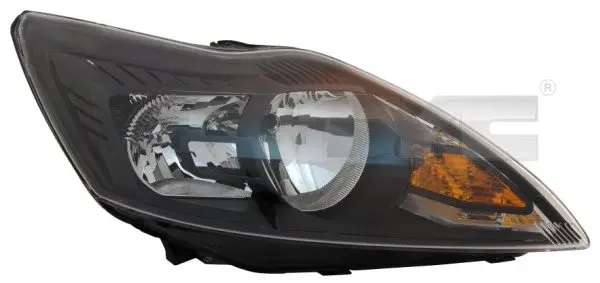 Far stanga (H1 H7, reglaj electric, cu motoras, fundal negru) FORD FOCUS II