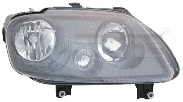 Far stanga (H1 H7, reglaj electric, cu motoras, fundal negru) VW CADDY III, TOURAN