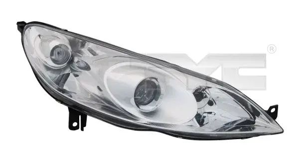 Far stanga (H1 H7, reglaj electric, cu motoras) PEUGEOT 407 2004-2010