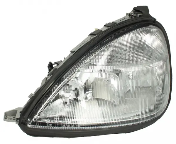 Far stanga (H1 H7, reglaj electric, fundal argintiu, fundal transparent) MERCEDES Clasa A 1997-2004