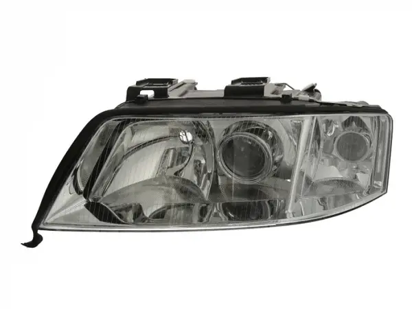 Far stanga (H1 H7, reglaj electric, fundal cromat) AUDI A6 1997-2005