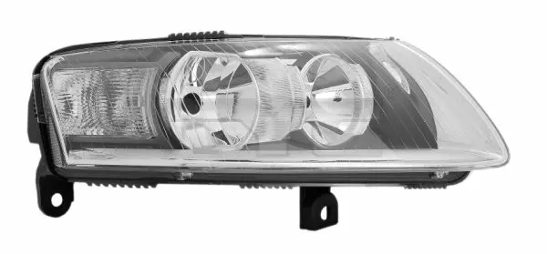 Far stanga (H1 H7, reglaj electric, fundal cromat) AUDI A6
