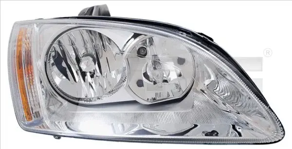 Far stanga (H1 H7, reglaj electric, fundal cromat) FORD FOCUS II