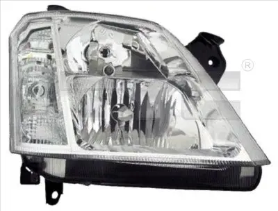 Far stanga (H1 H7, reglaj electric, fundal cromat) OPEL MERIVA A