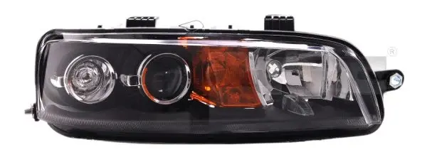Far stanga (H1, reglaj electric, fundal negru) FIAT PUNTO