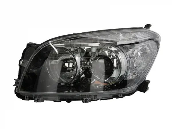 Far stanga (H11 HB3, electric, cu motoras, fundal negru) TOYOTA RAV 4 III