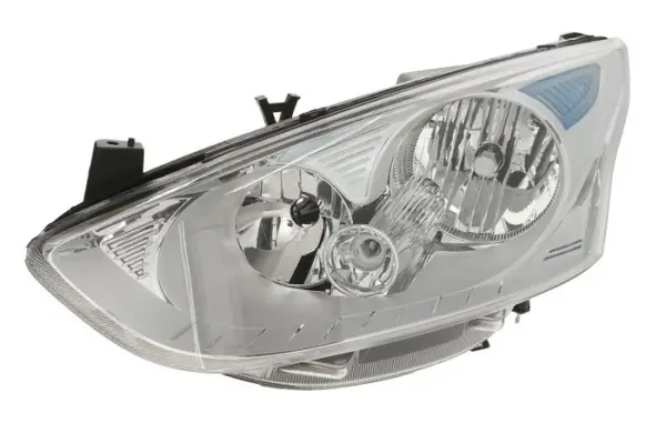 Far stanga H15 H7, electric, cu motoras, fara becuri, fundal alb, semnalizator transparent FORD B-MAX intre 2012-2017