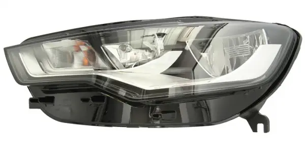 Far stanga H15 H7 PY21W, electric, cu motoras,interior crom, semnalizator portocaliu AUDI A6, A6 ALLROAD