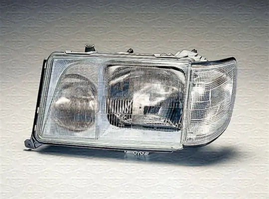 Far Stanga H3 H4, halogen, interior argintiu potrivit MERCEDES 124 A124, 124 C124, 124 W124, 124 T-MODEL S124, E A124, E C124, E W124, E T-MODEL S124