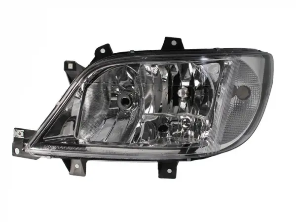 Far stanga (H3 H7, reglaj electric, fundal cromat, fundal transparent) MERCEDES SPRINTER 2-T (901, 902), SPRINTER 3-T (903), SPRINTER 4-T (904) 2002-2006
